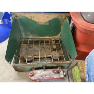 4x coleman camp store lot. parts or repair