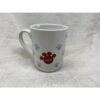 Coca Cola Brand Winter Polar Bear Paw Print Mug Cup
