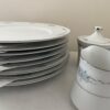 Style House fine china 8 plates & cream and sugar cups - Image 2