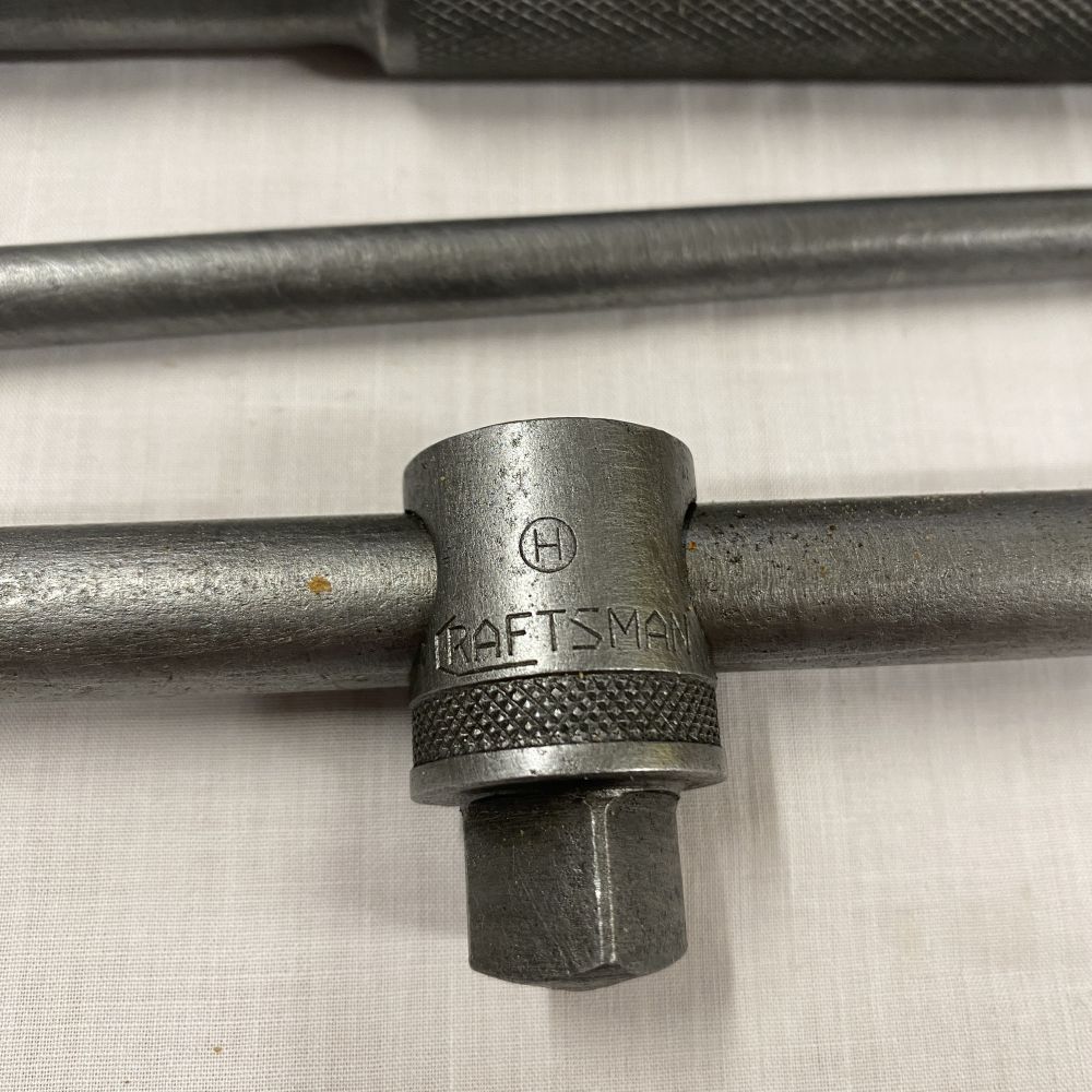 Vintage Craftsman “Circle H” 1/2 Drive Socket Set, breaker bar, t bar, swivel - Image 9