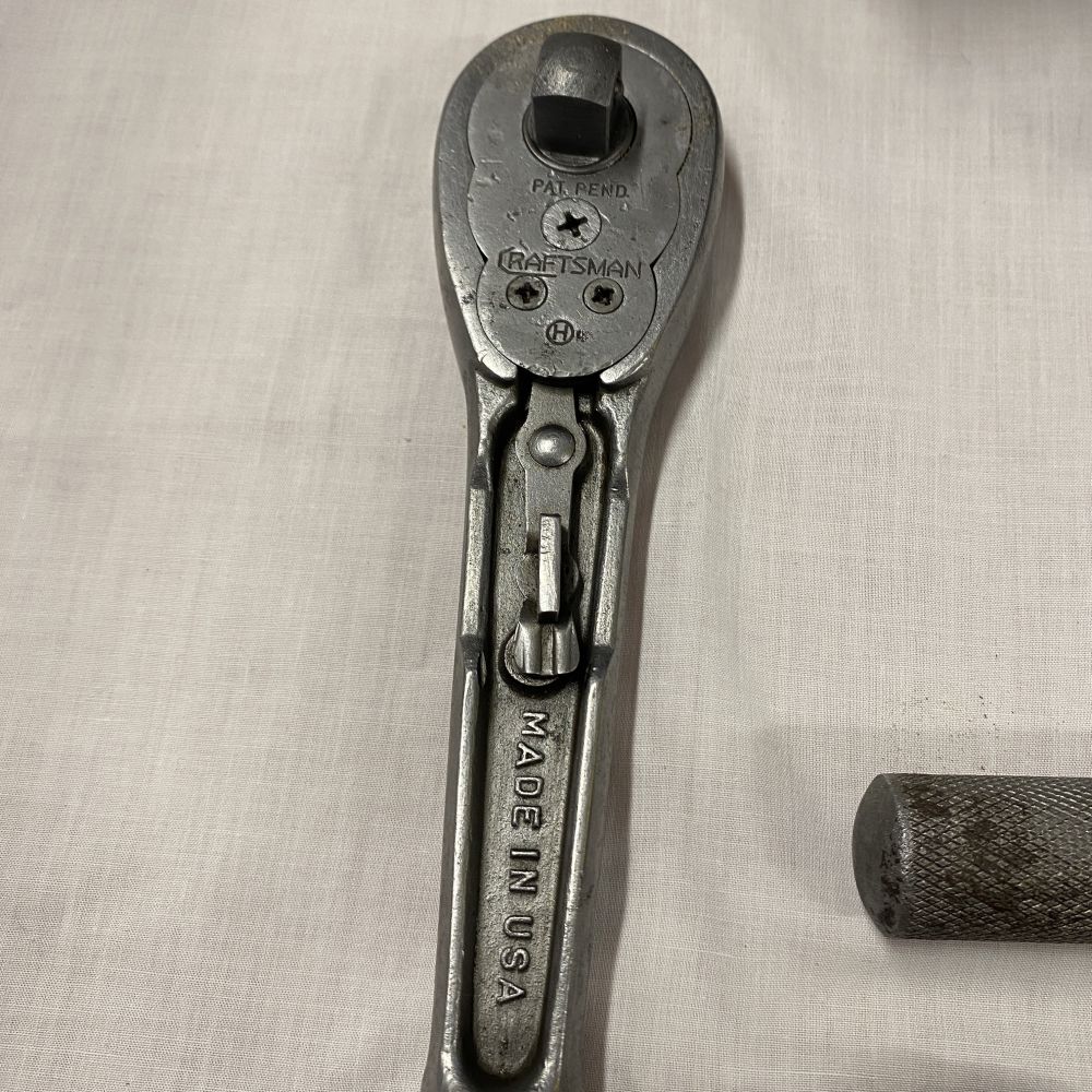 Vintage Craftsman “Circle H” 1/2 Drive Socket Set, breaker bar, t bar, swivel - Image 3