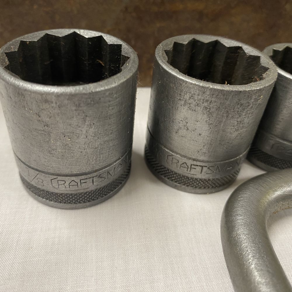 Vintage Craftsman “Circle H” 1/2 Drive Socket Set, breaker bar, t bar, swivel - Image 11