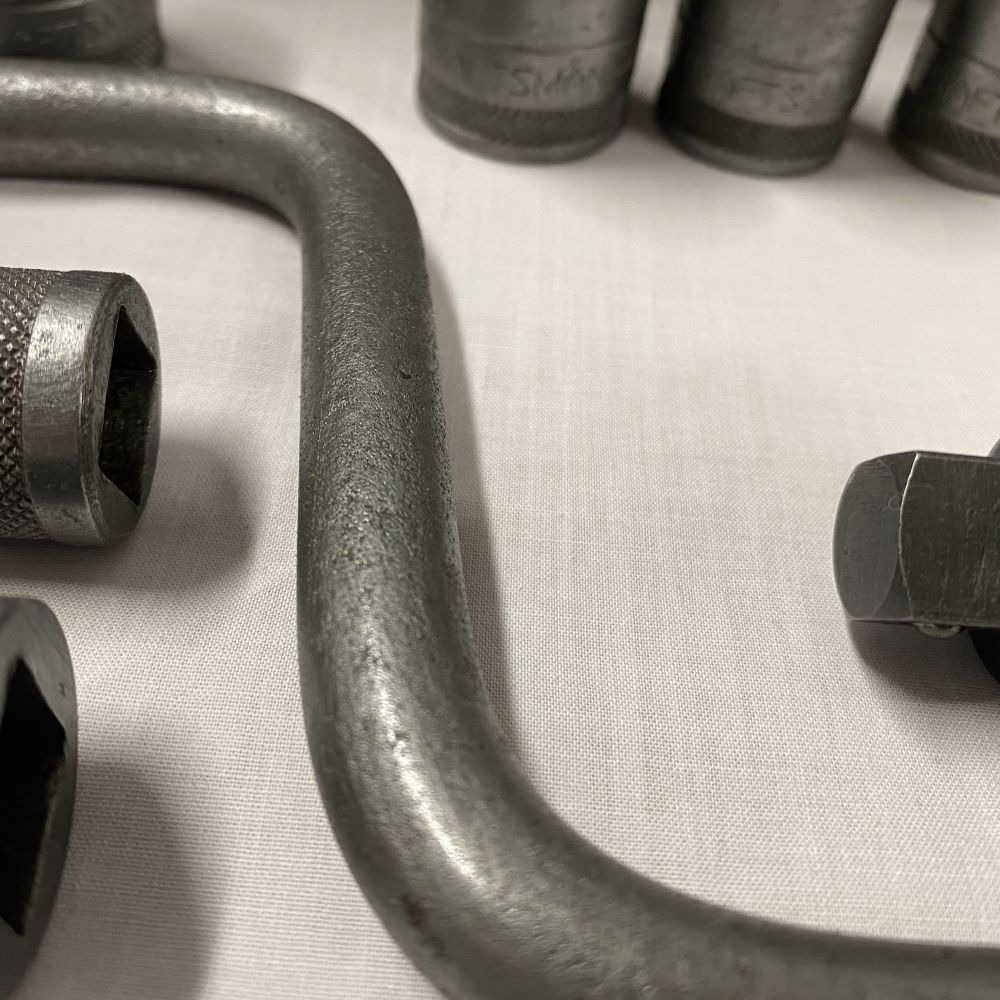 Vintage Craftsman “Circle H” 1/2 Drive Socket Set, breaker bar, t bar, swivel - Image 12