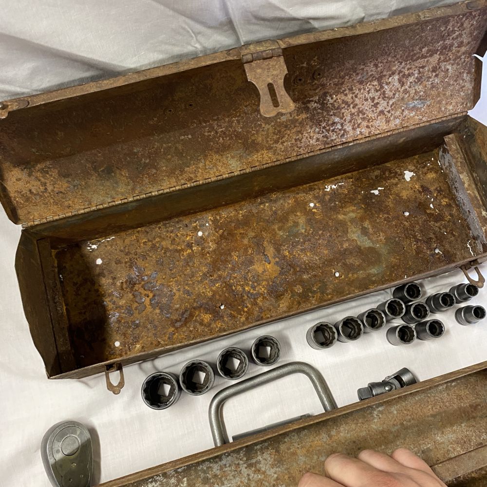 Vintage Craftsman “Circle H” 1/2 Drive Socket Set, breaker bar, t bar, swivel - Image 18