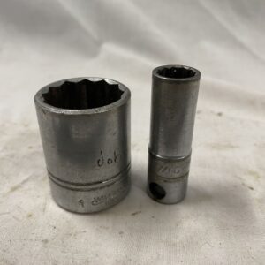 williams tools lot 1in socket 7/16 socket wrench 7/8 3/4 9/16 5/8