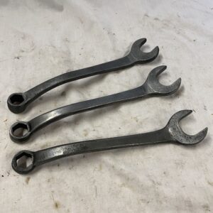 3 x Vintage Wrenches – Flathead Ford Spark Plug Cylinder Head