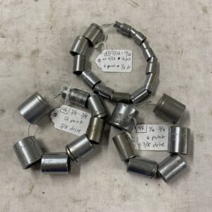 25 piece standard (sae) socket set 5/32in-3/4in 1/4 and 3/8 drive