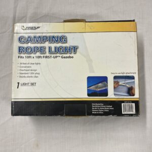 39ft Camping Rope light for 10 x 10 Gazebo 120v