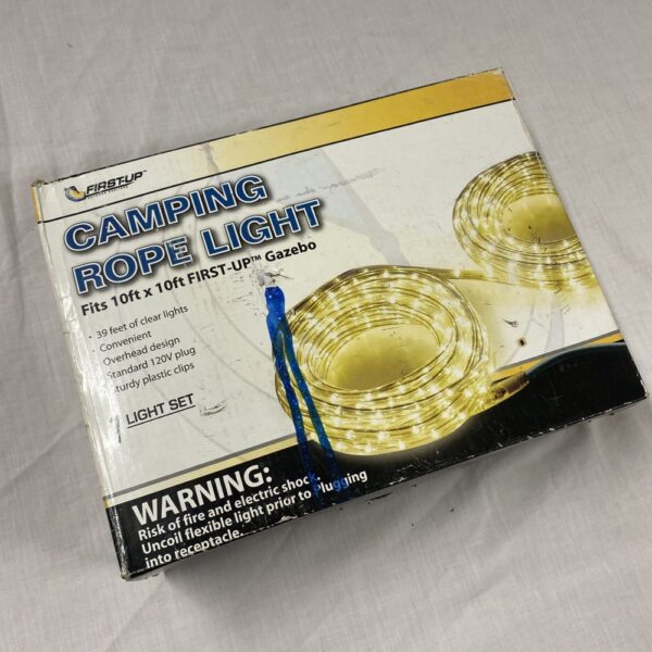 39ft Camping Rope light for 10 x 10 Gazebo 120v - Image 5