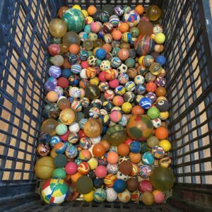 Rubber Bouncy Balls Superballs Lot Of 200+ / 6.5 pounds Vintage?