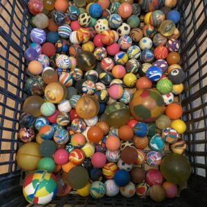 Rubber Bouncy Balls Superballs Lot Of 200+ / 6.5 pounds Vintage?