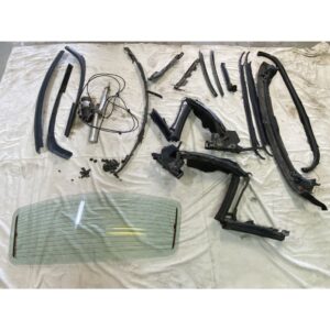 97 Mustang Convertible top parts, Frame, Trim, Rear Glass, Pump, Lift arm *Parts