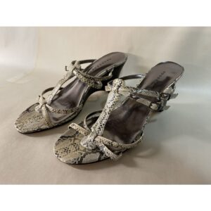 lifestride cara cream vaccarro snake 7.5 medium Strapless Heel