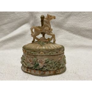 Mini Carousel Horse Jewelry Trinket Box