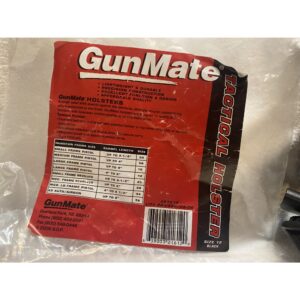 GunMate #12 RH Tactical Holster Adjustable Webbing Large Frame Semi-Auto 4″-5″