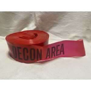 decon area / caution tape / halloween decoration