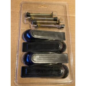 Door Stop Set, 4 rubber door stops, 4 spring back stops