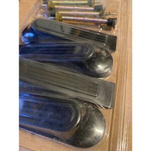 Door Stop Set, 4 rubber door stops, 4 spring back stops