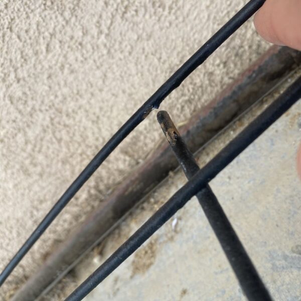 Small wrought iron rack metal - Image 4