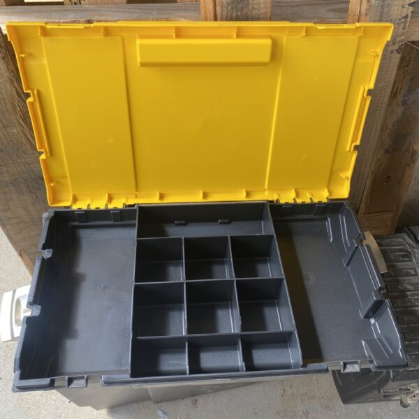 Stanley 3-in-1 rolling tool box organizer portable workshop cart storage bin - Image 3