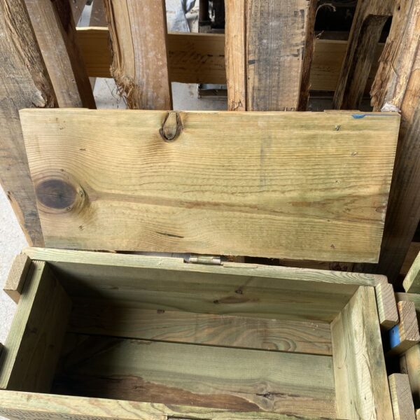 2x small wood ammo crate / storage box - Image 3