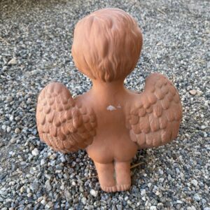 Terracotta angel praying Statue yard art