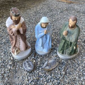 Nativity scene statues 5 pieces