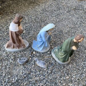 Nativity scene statues 5 pieces