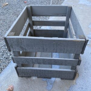 Wood crate slat / yard art